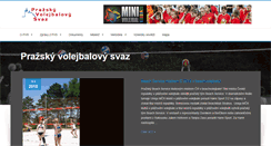 Desktop Screenshot of praha.volejbal.cz