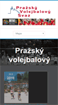 Mobile Screenshot of praha.volejbal.cz